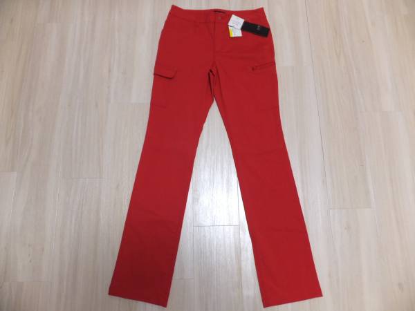 新品★23区スポーツ★ゴルフ☆パンツ★W64/H91★赤/レッド