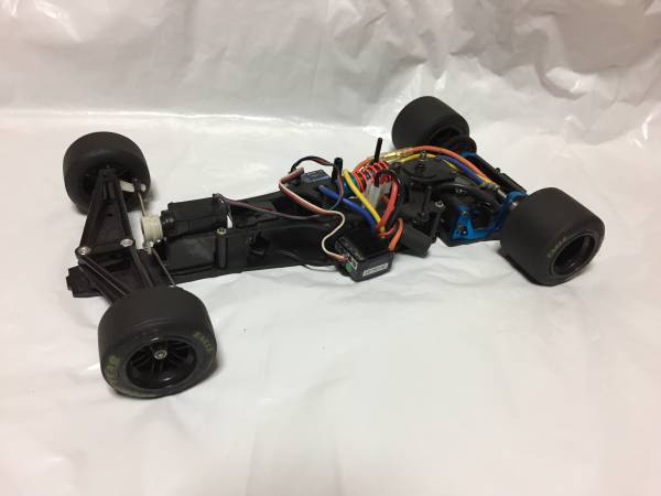 タミヤ F104W ブラシレスアンプ モーター 受信機 サーボ付 中古 タミヤ