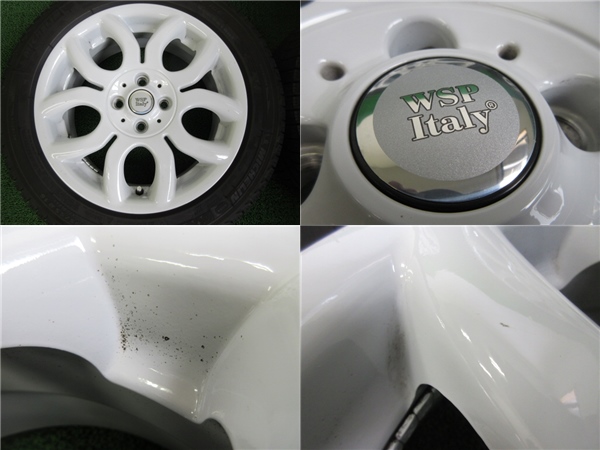 MINI ミニ等に!! WSP ITALY 16×6.5J +48 100/4穴 2016年製 X-ICE スタッドレスタイヤセット 195/55R16 売切！