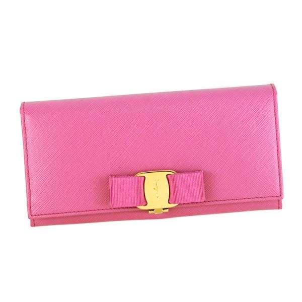 ◇新品 フェラガモ 長財布 ダークピンク 22A900 フェラガモ | MARLEYFG.COM