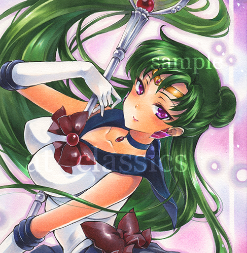 同人 手描きイラスト ☆ 美少女戦士セーラームーン セーラープルート