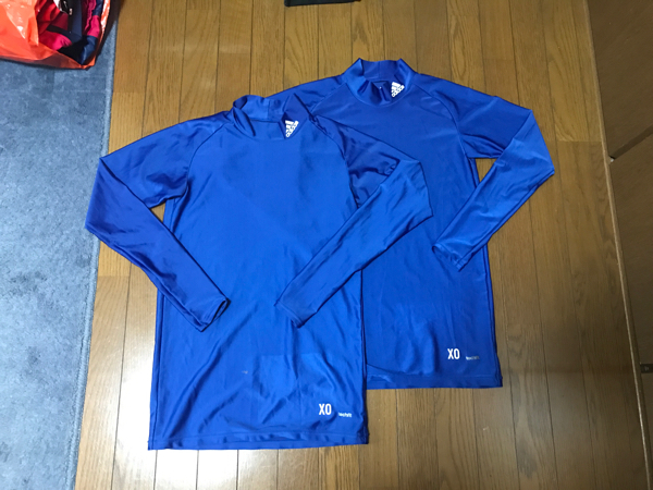 横浜Fマリノス 選手支給用 選手実使用？ アンダーウェア テック テックフィット