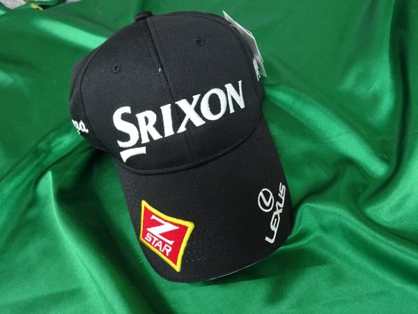 [新品][未使用品] トーナメントプロ着用モデル スリクソン レクサス ロゴ入り限定キャップ 帽子 ブラック フリーサイズ [限定商品]