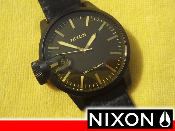 ◎NIXON CHRONICLE/ニクソン限定モデル/クロニクル/マットブラック