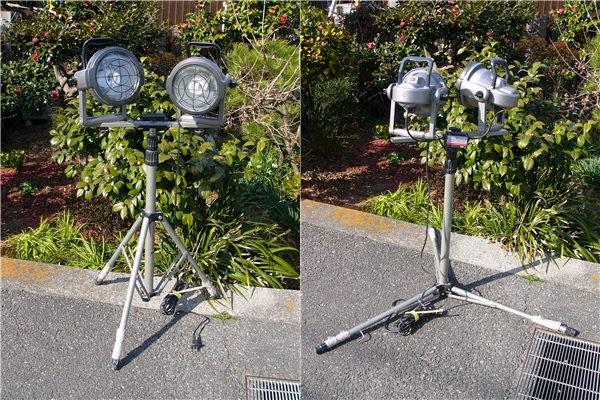 ○EARTH MAN スタンド式蛍光灯ワークライト ダブル FWL-32SW 電気 照明