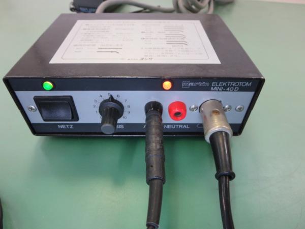 ヨシダ　電気メス　歯科 ①1円 ヨシダ/マーチン 電気メス エレクトロトムミニ40D NEW 歯科 電気