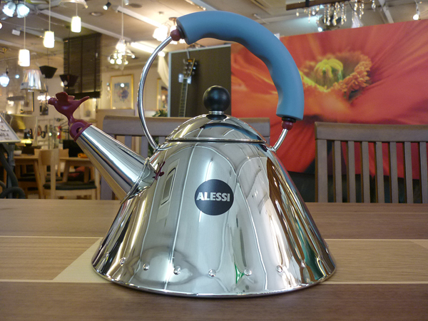 未使用品■ALESSI■アレッシィ■バードケトル■9093■ブルー■ω