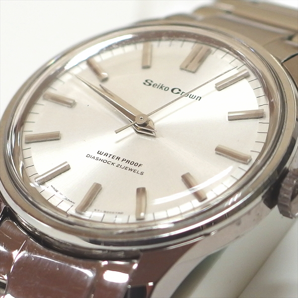最綺麗】【超美品】 新品 防水 SEIKO Crown 名機 セイコークラウン 21