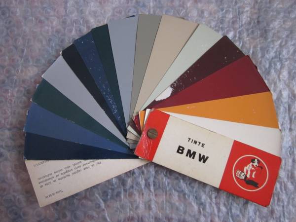 BMW 2002 CS ALPINA カラーチャート