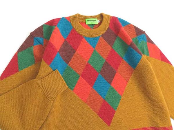 ミッソーニ レディース 2026年最新MISSONI ニット・セーターの人気アイテム セーターの通販 セーター マルチカラー チュニック ウール モヘア 最高級タグ 美品ミッソーニ 総柄 MISSONI 薄手 サマーニット