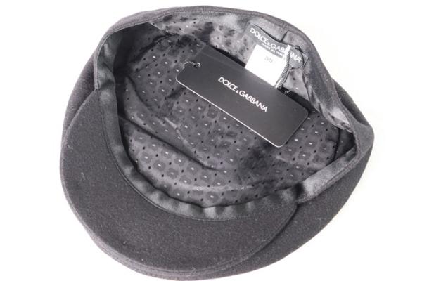 Dolce&Gabbana ハンチング black 57 100円スタート【5620】
