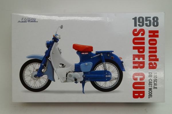 1/10エブロ100018 ホンダ スーパー カブ 1958 ブルー