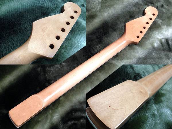 Jazzmaster ネック ブロックインレイ バインディング 国産 ストラト型