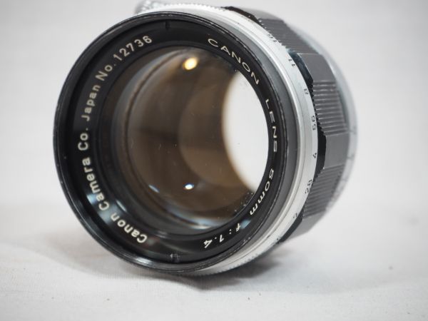 CANON　LENS　50mmf1.4　Lマウント
