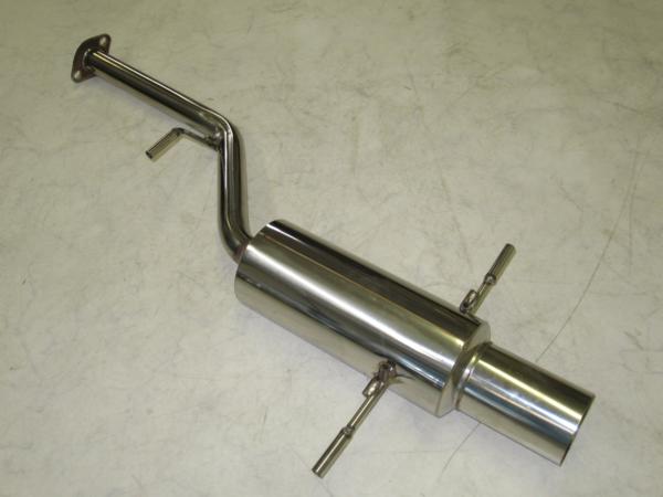 GC6インプレッサ用メーカー不明オールステン砲弾型マフラー中古品