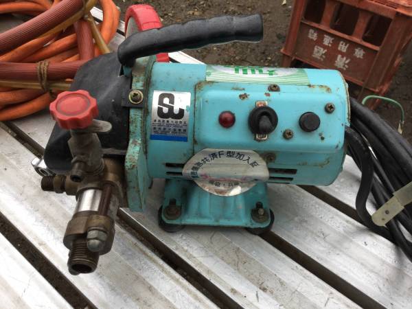 丸山 ポータブル 動噴 MS027M モータタイプ 動力噴霧機 中古実動 