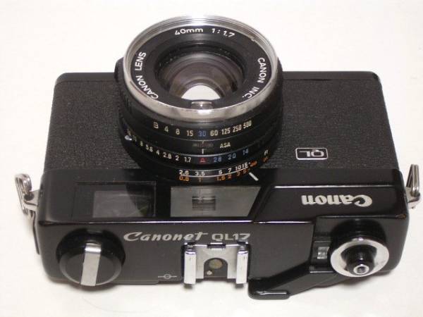 精悍な黒！canonet キャノネットQL17 BLACK フィルムカメラ 整備品