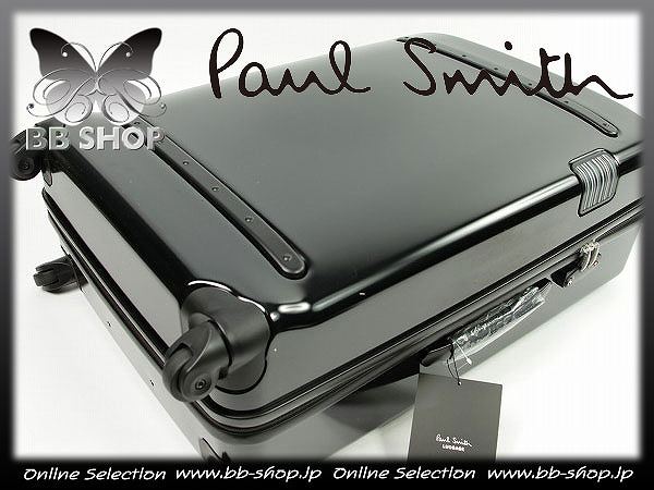 ◆8199◆定価6万♪Paul Smith ポールスミス新品ハードスーツケース/トローリー 黒