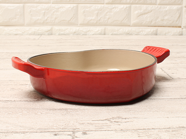 ルクルーゼ プレートダムール チェリーレッド Le Creuset