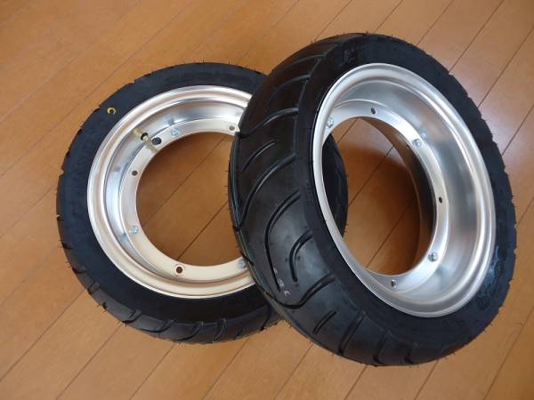 ダックス dax シャリー 10インチ3.5Jアルミホイール&110⁄70-10