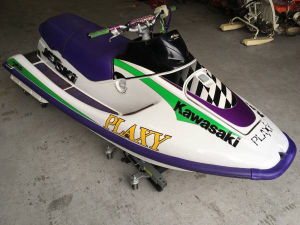 【書類有り】カワサキ ジェットスキー マリンジェット JH750F 船体のみ ジャンク 現状渡し 部品取り等に 売切★岡山発