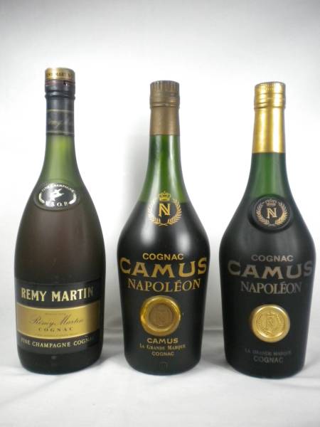 CAMUS カミュ ナポレオン・レミーマルタン VSOP 3本セット ＜古酒・未