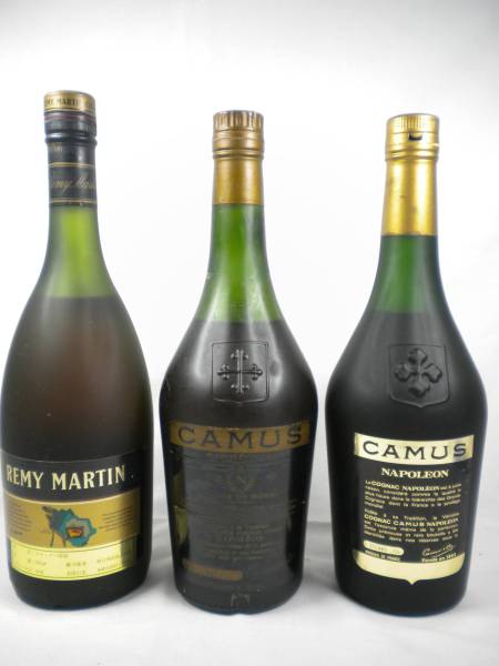 CAMUS カミュ ナポレオン・レミーマルタン VSOP 3本セット ＜古酒・未