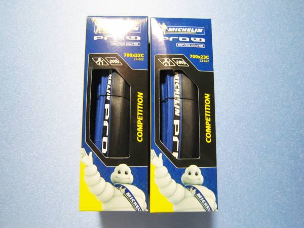 「最安値挑戦」 MICHELIN ミシュラン PRO4 プロ4 SC V2 青 ダークブルー 23C 新品2本