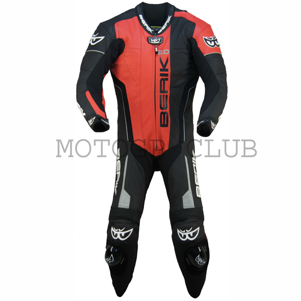 BERIK ベリック MFJ公認牛革 レーシングスーツ RED 542 48