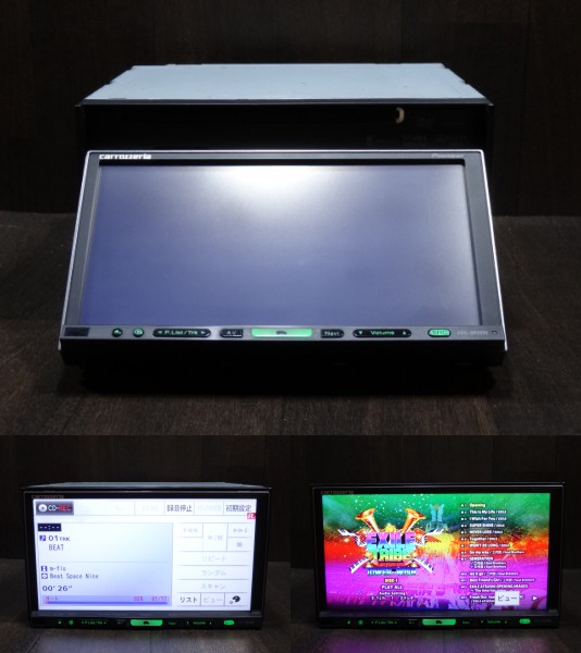 HDD楽ナビ　地図2016年　AVIC-HRZ099　動作確認　フルセグ地デジ内蔵 フイルム付　TV　MSV　CD　DVD　FM　AM