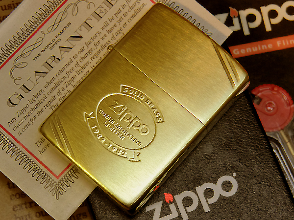真鍮 1932-1982 SOLID BRASS Zippo 50th COMMEMORATIVE Zippo社創業50