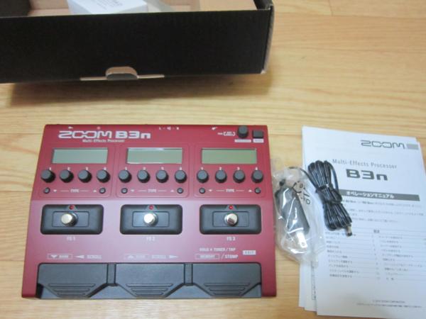 安い買取 大阪 ◇ZOOM B3n ベース用マルチエフェクター◇未使用 【公式