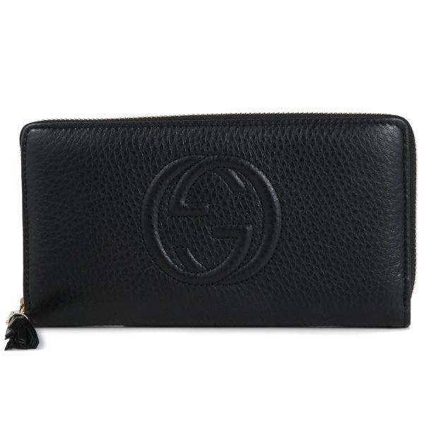 新品同様‼️ グッチ GUCCI 財布 長財布 ソーホー ラウンドファスナー 