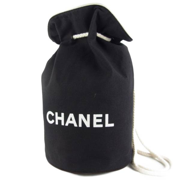 シャネル CHANEL キャンバス 巾着 ワンショルダー ビーチバッグ