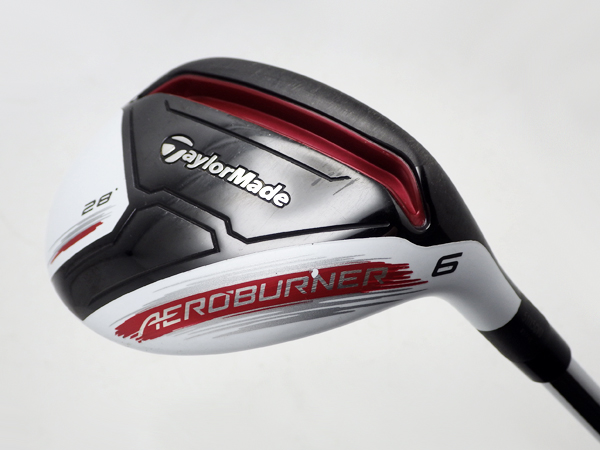 1円～★質流れ★Taylor Made テーラーメイド AEROBURNER エアロバーナー #6 KBS C-Taper 90 グリップ Golf Pride MCC・プラス4・グレー