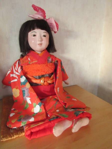 市松人形　10号　昭和初期　在銘 市松人形 昭和初期 アンティーク - 昭和初期の中古品 -市松人形 2026年