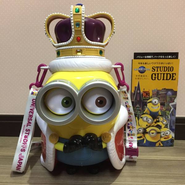 キングボブ ミニオン ポップコーンバケツ ☆ USJ ミニオンパーク 限定 【傷あり】