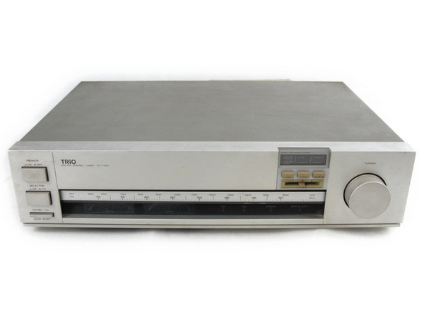 中古 トリオ KT-1100 AM-FM ステレオチューナー AC100V 17W N2451412