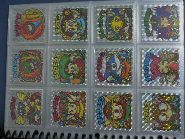 ★元祖ビックリマン★引退出品★チョコ版２３弾ヘッドP２/１２枚フルコンプ★サンマルコ・源P７・ナディア・メディアBWP★_1