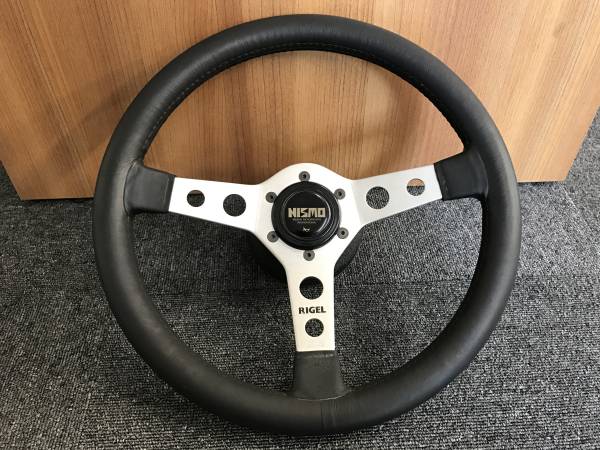 RIGEL EVA 社外ステア ハンドル 約35cm 3本スポーク 岡山発★売切