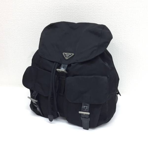 【最落無】プラダ ナイロン レザー リュック サック バッグ #660