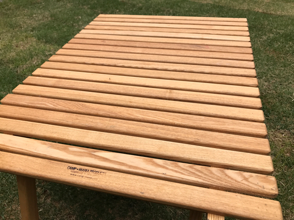 キャンプマニアプロダクツ　ウォールナットテーブル　② MANIA CAMP PRODUCTS ⁄ | TABLE (L) COMPACT walnut LO ST MID