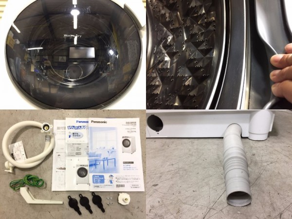 12年製 Panasonic パナソニック NA-VD110L プチドラム ドラム式洗濯乾燥機 6/3kg 動作品 中古