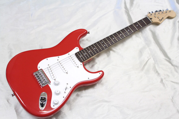 Squier by Fender Bullet Strat ストラト 赤 エレキギター ソフト