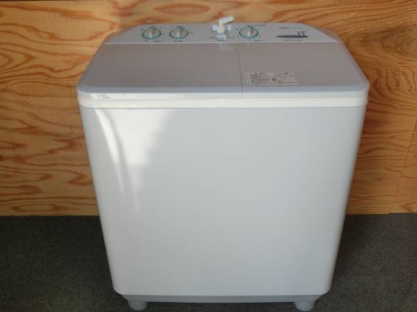 【綺麗です/3.5kg/14年】アクア 2槽式洗濯機 AQW-N35 ひろ～い脱水槽 中古 動作品 直接引取OK