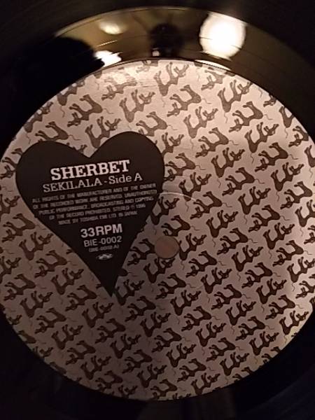 セキララ」シャーベット SHERBET LPアナログ盤 SEKILALA ステッカー