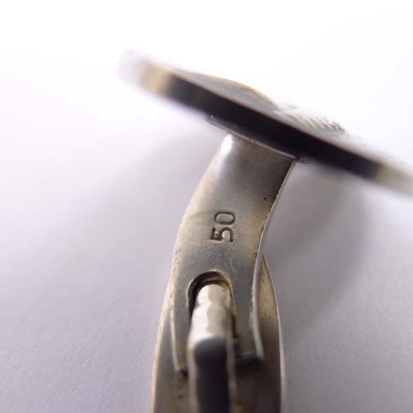 美品*ジョージジェンセン*50*ボート コイン*船 モチーフ*カフス*