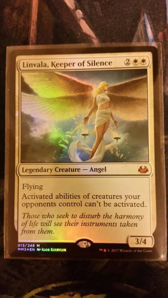 MTG 買取相場-MtG-(英)Foil静寂の守り手、リンヴァーラ FOIL 日本語版