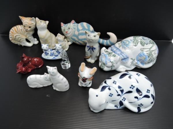 ねこの置物 まとめて 九谷焼 作家物 外国物 【公式通販】