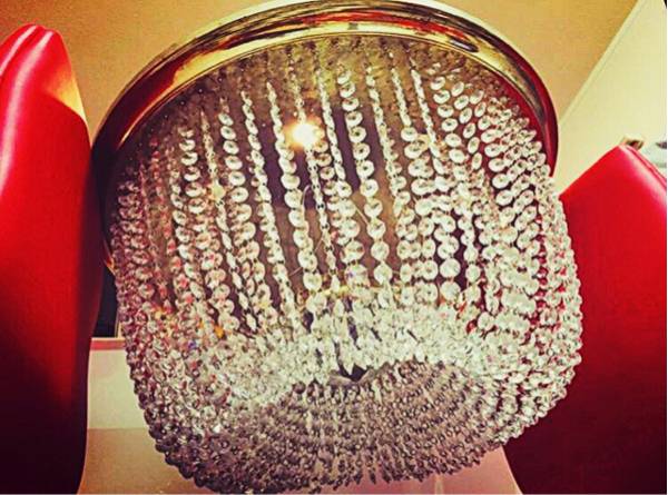 希少 初期型 当時物 リンゴ60 ゴールドキング シャンデリア デコトラ トラック野郎 中央観光 サロン バス